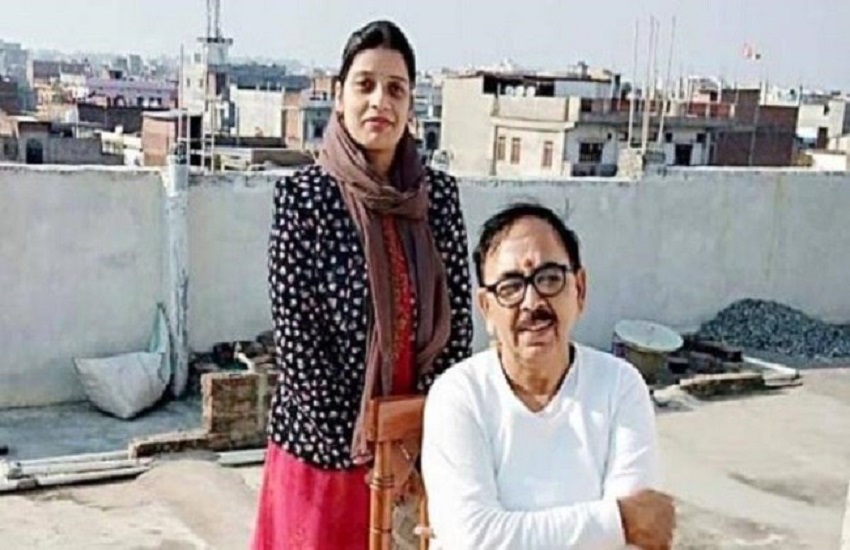 Dr Mahendra Nath Pandey and his family