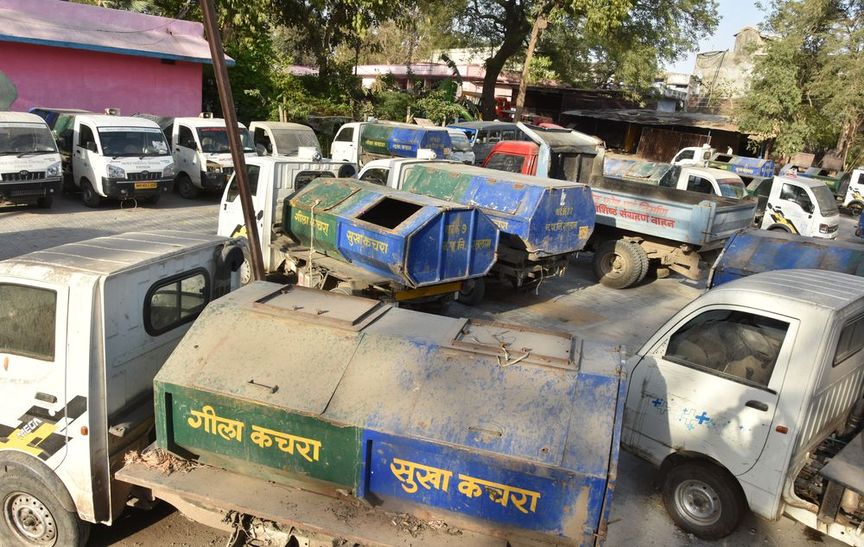 Municipalities Ratlam, sanitation system, disturbances, vehicles, bad, latest Hindi news
