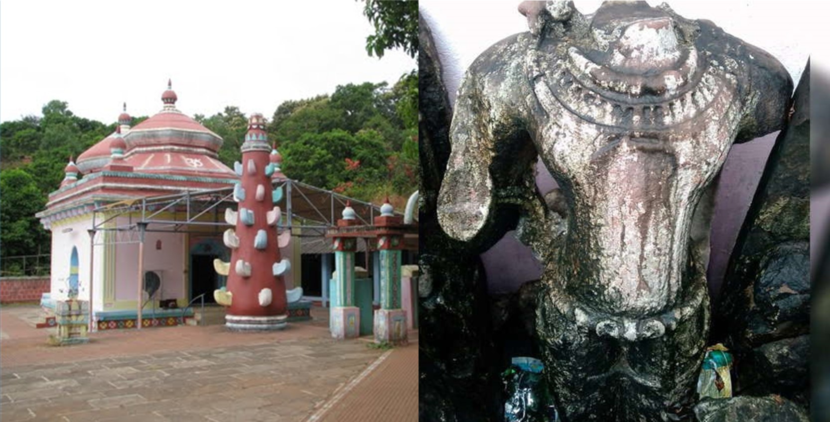 इस मंदिर में होती है बिना सिर वाली मूर्तियों की पूजा