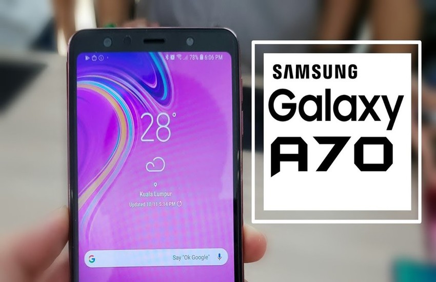 32MP सेल्फी कैमरे के साथ Samsung Galaxy A70 लॉन्च, देखिए फीचर्स
