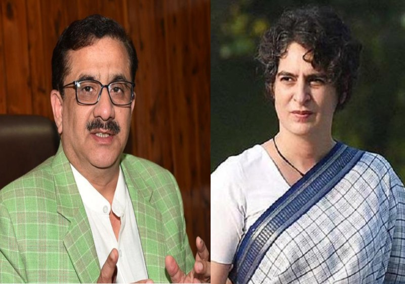 waseem rizvi and Priyanka Gandhi
