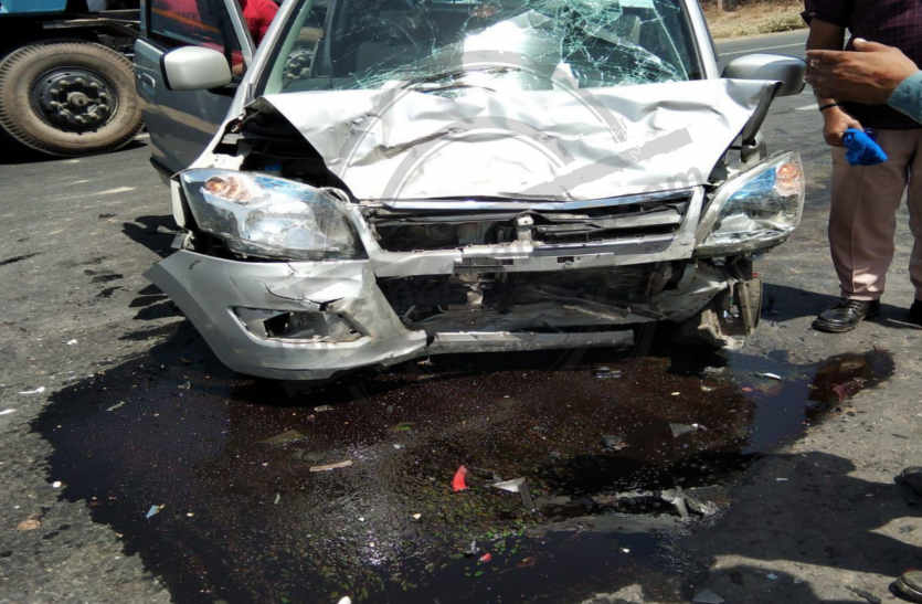 Road accident in bhilwara