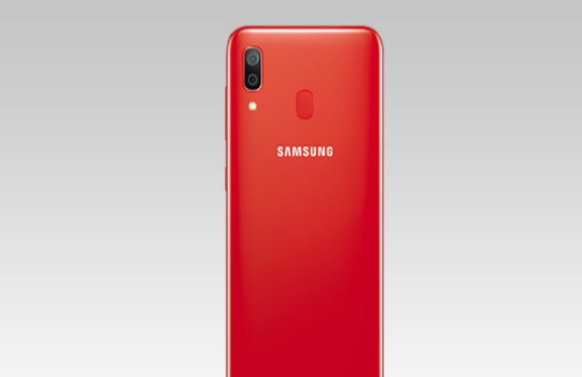 Samsung Galaxy A30 スマートフォン レッド