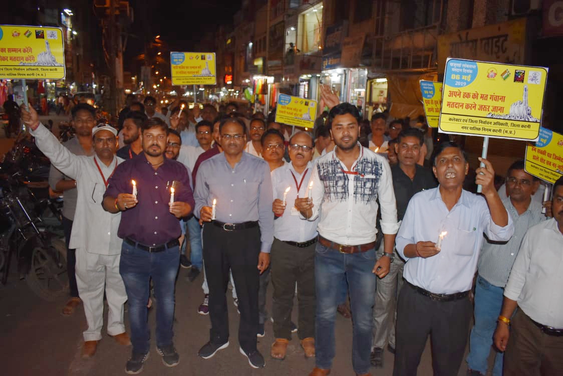 Officers, employees took candle March