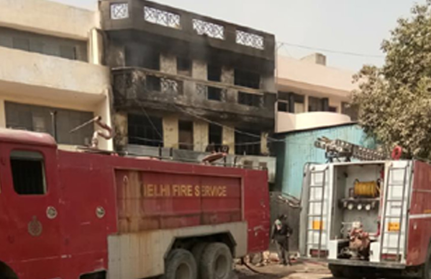 fire in Factory in samaypur badli
