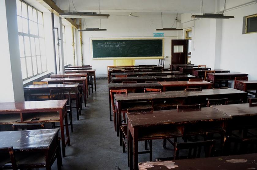 empty classrooms