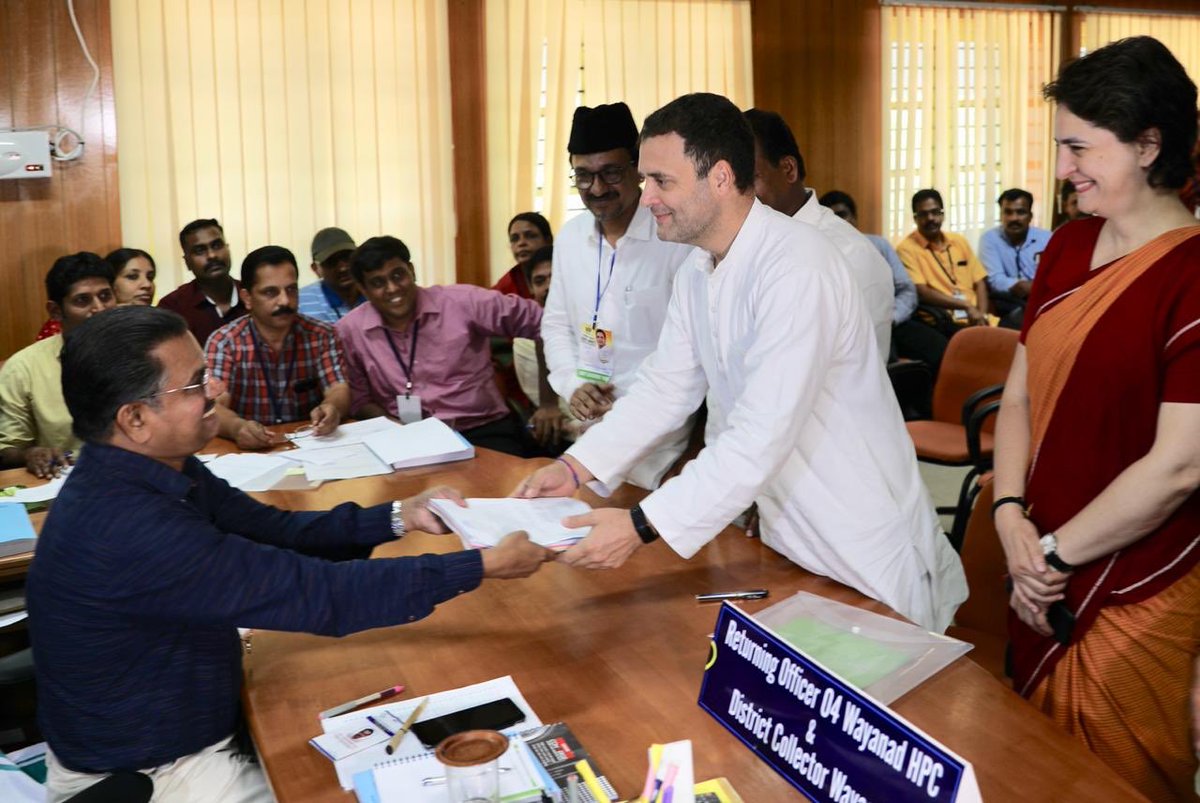 Four Gandhi, One Raghul and Two Rahul Gandhi contesting in Wayanad: Loksabha Election 2019