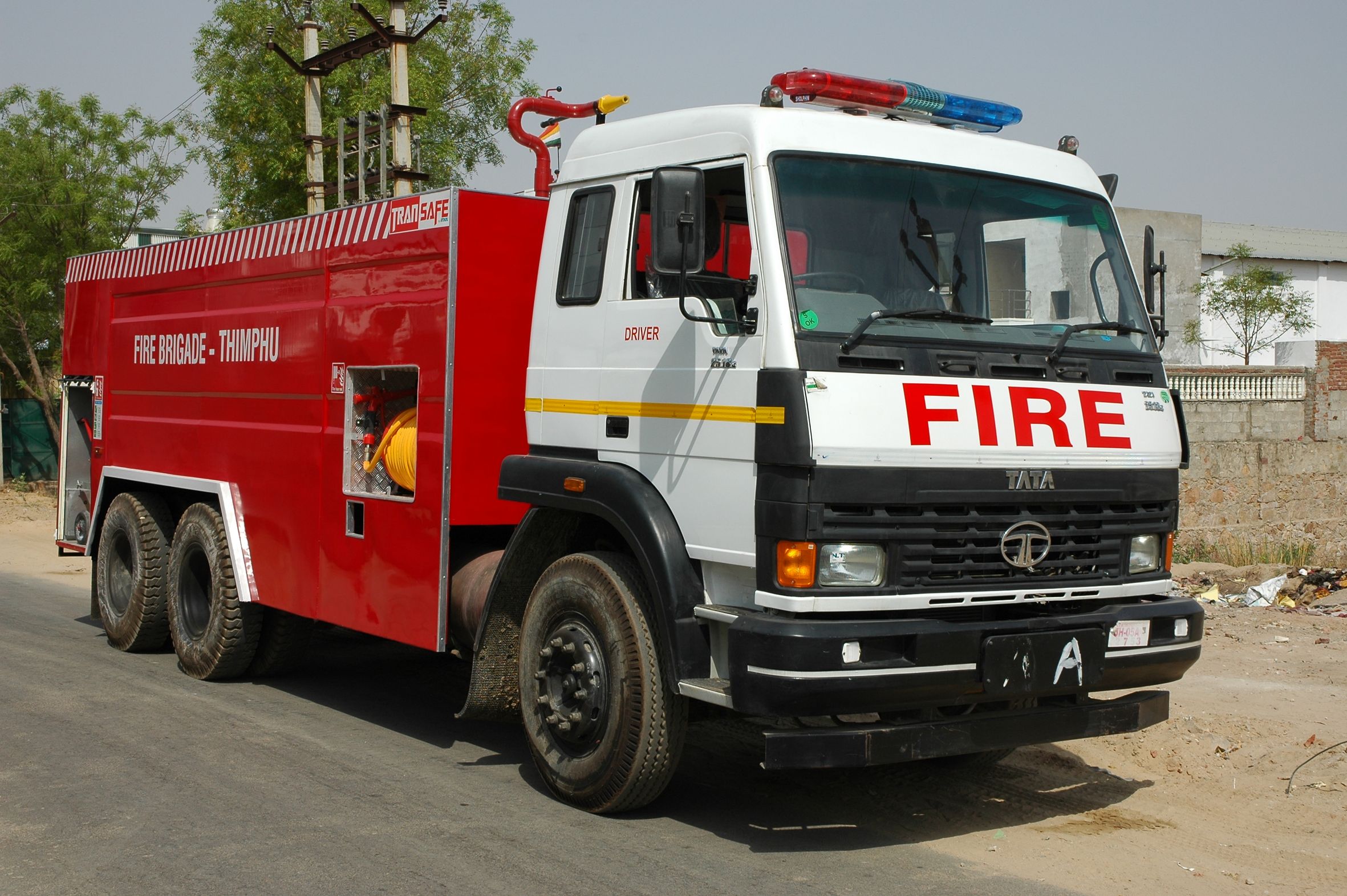 Nine fire brigade to deal with arson in five hundred villages