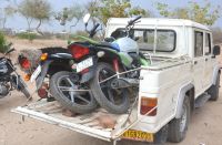 They were doing duty and rainy stones