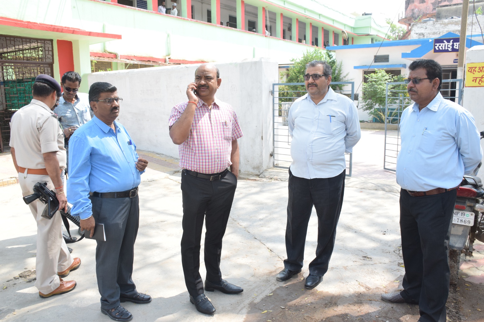 Inspection of district hospital