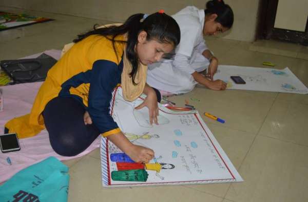 Essay, rangoli and painting competition