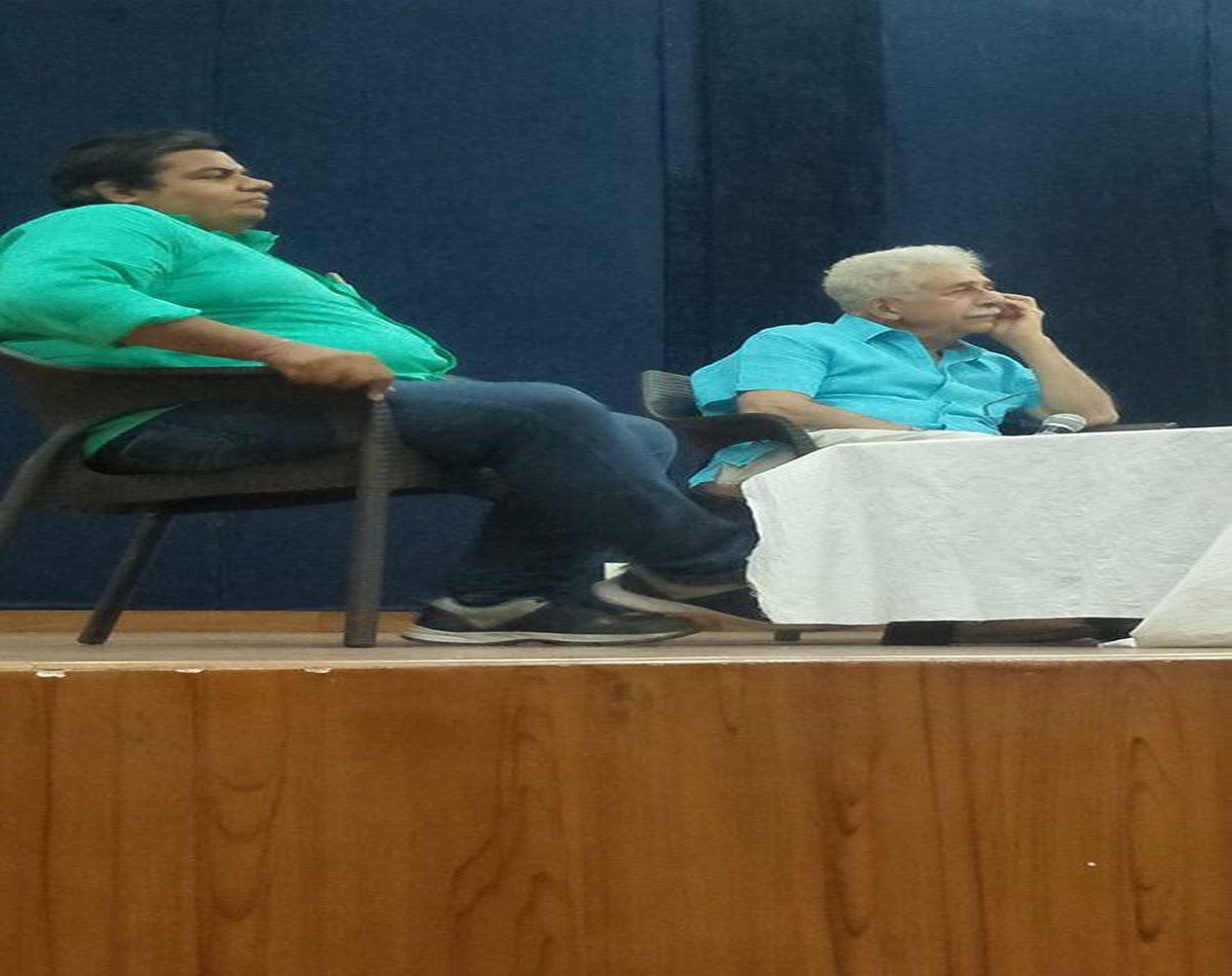 Actor Nasruddin Shah bikaner visit