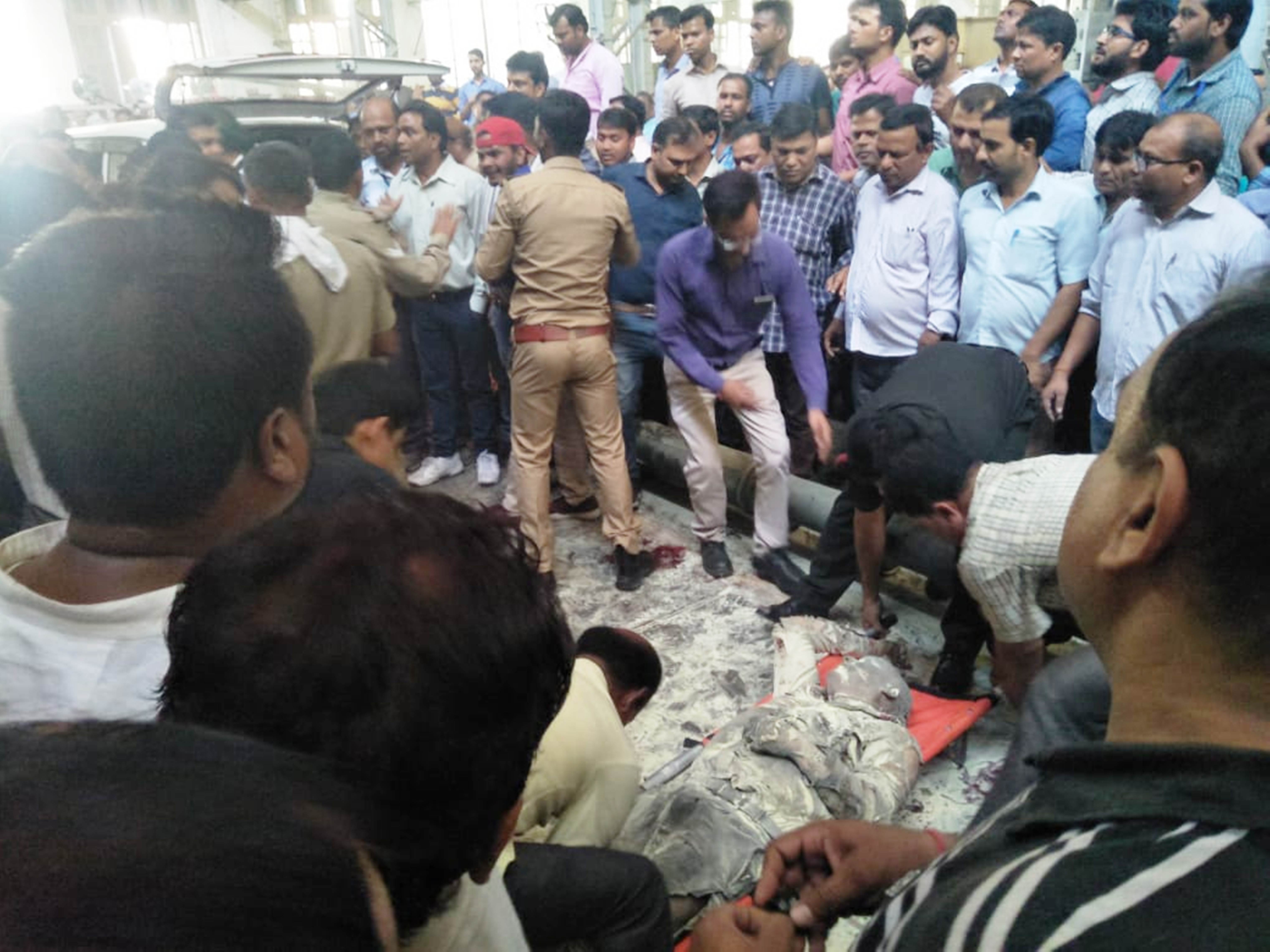 many workers injured in gun blast in ordnance factory of kanpur