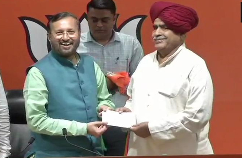 kirori lal bainsla joins bjp