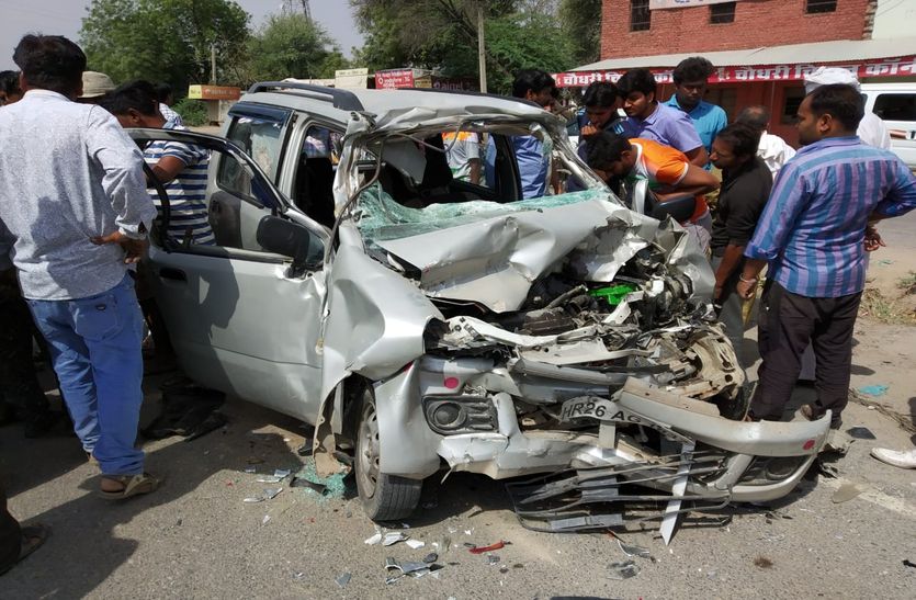 5 Members Of One Family Died In Road Accident In Alwar