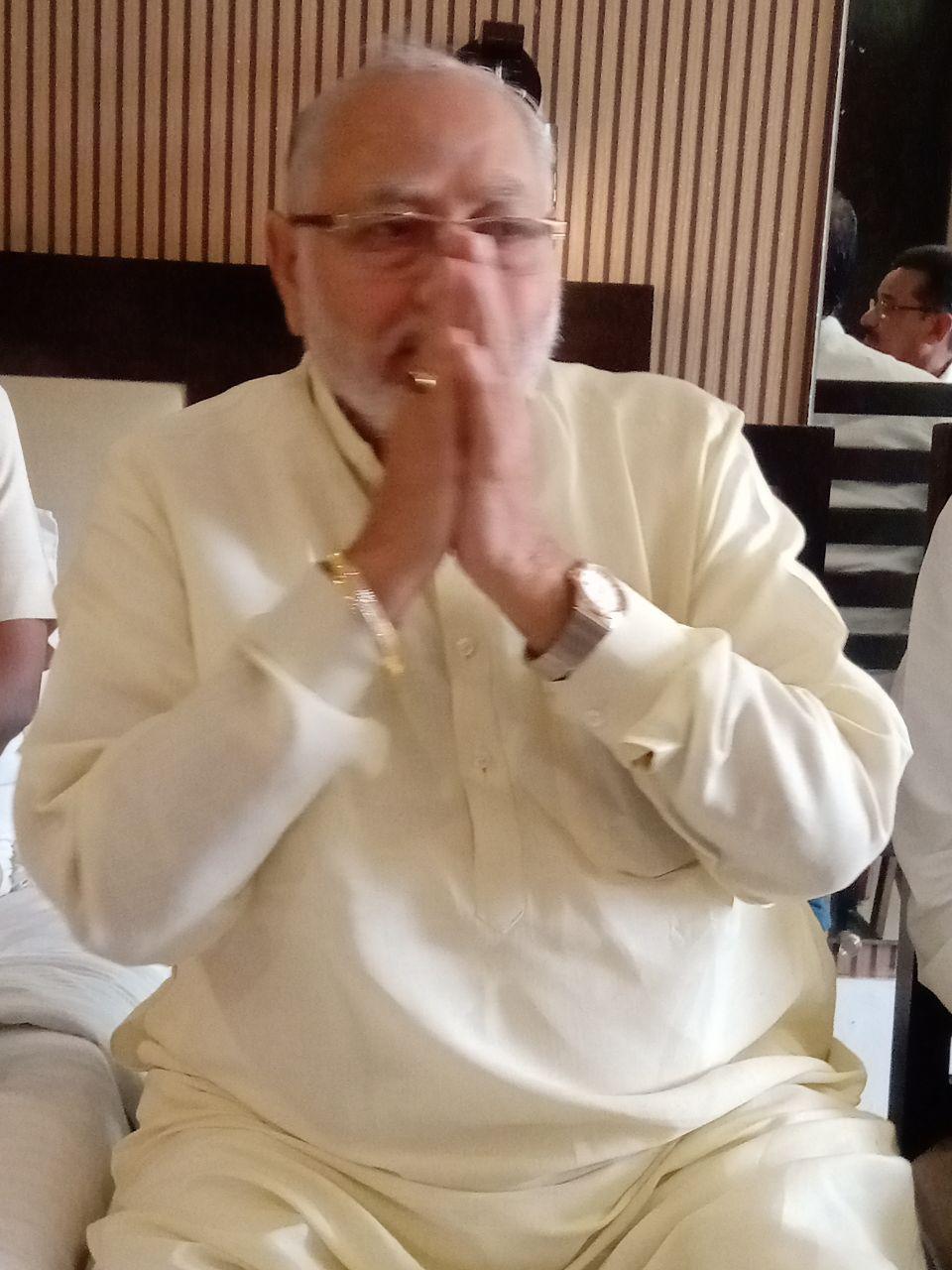 Prime Minister Narendra Modi's brother Prahlad Modi in Bilaspur