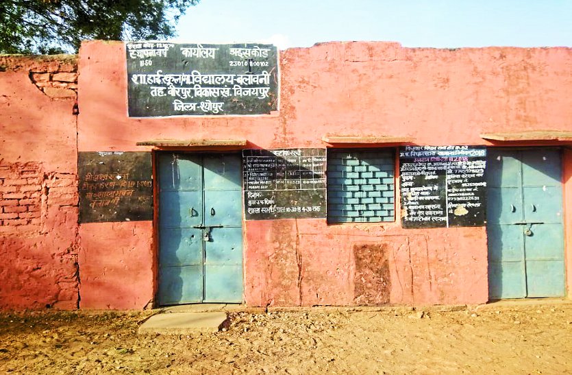 lack of teachers in government school sheopur district