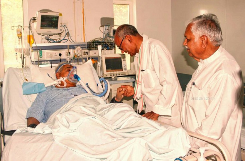 kailash joshi taken to hospital