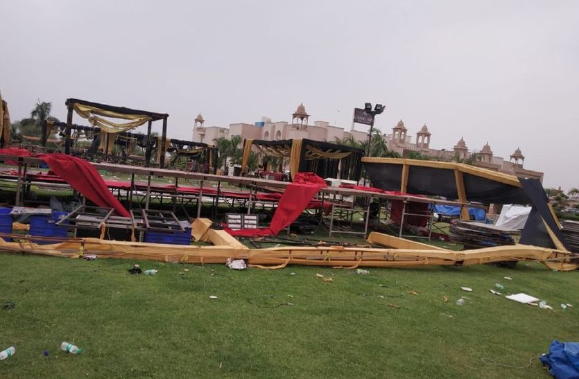 One Dies Due To Storm While Dancing In Alwar
