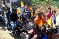 beautiful video of Vehicle Rally on hanuman jayanti