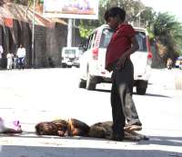 teeneger boy help girl child