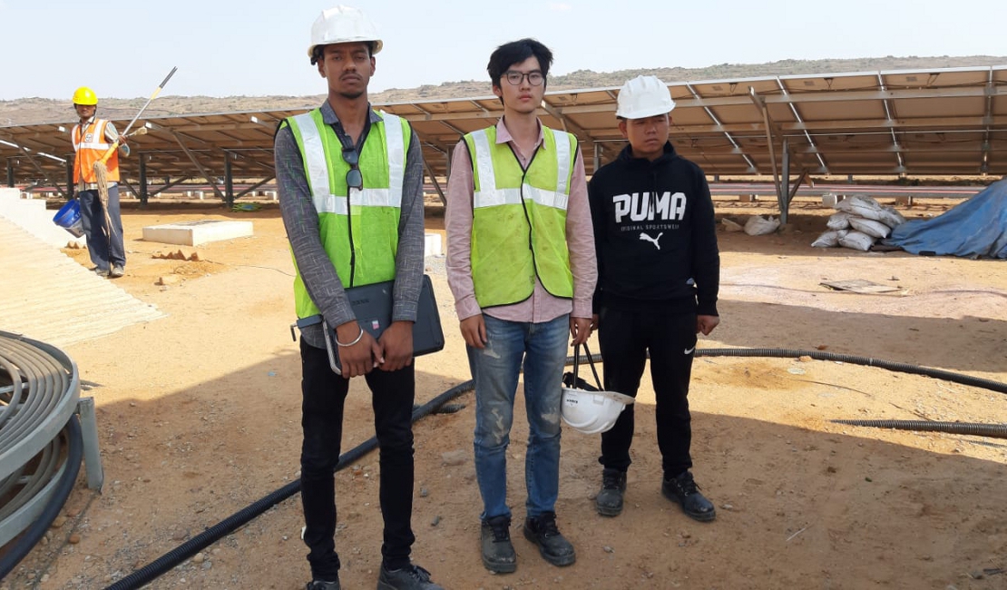 Chinese citizens found at Solar Power Plant, were working in the plant