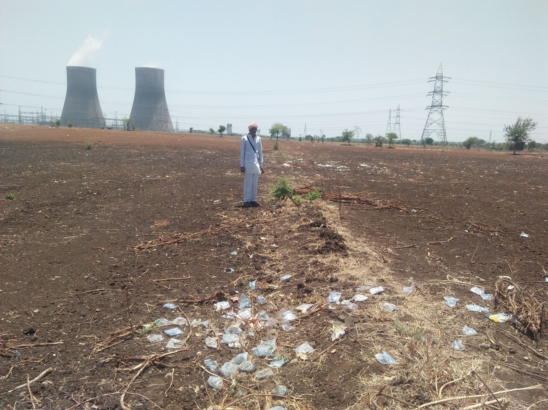 Ground not levelled after CM KamalNath Visited singhaji Thermal plant
