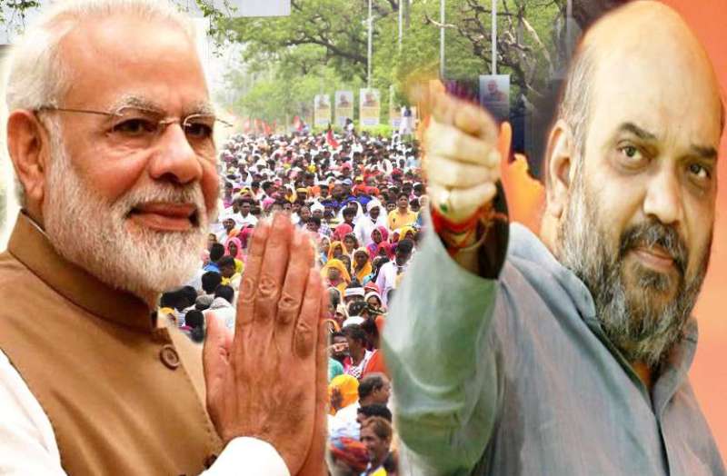 PM Narendra Modi and Amit shah