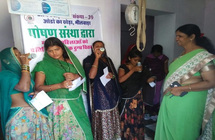 Pregnant women get free milk for 15 months in bhilwara