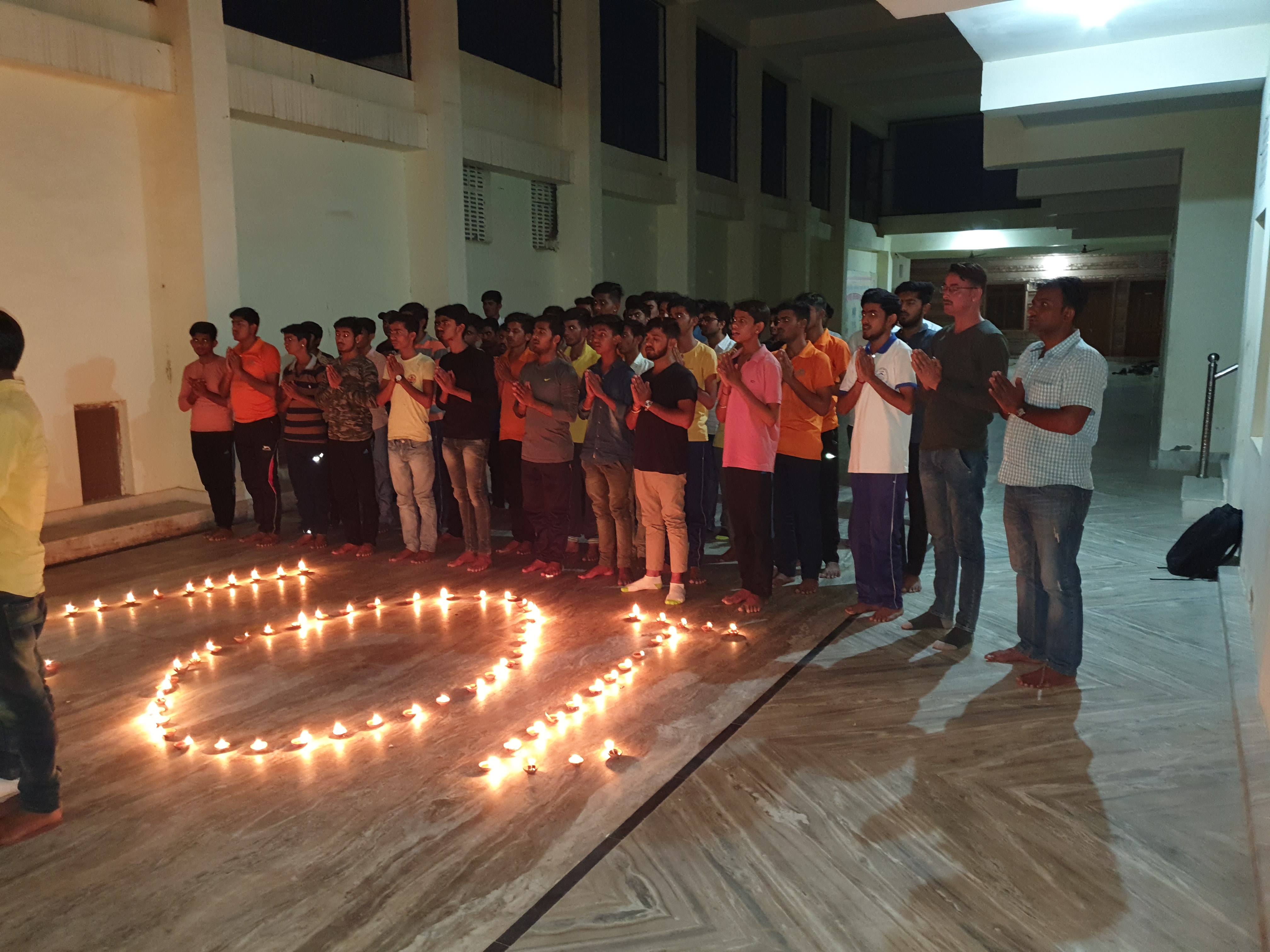 107 lamp celebrated lighting Kheteshwar jayanti
