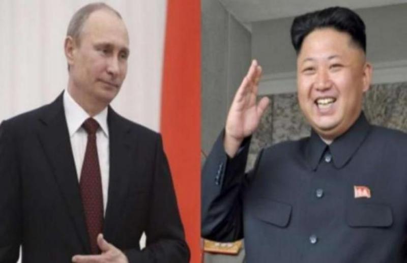 ब्लादिमीर पुतिन और किम जोंग उन