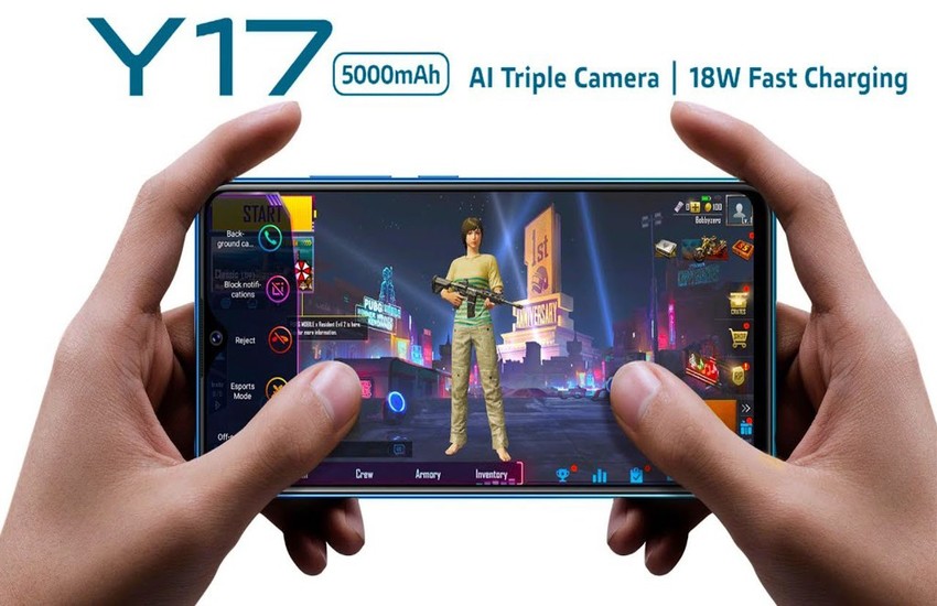5,000mah बैटरी के साथ Vivo Y17 भारत में लॉन्च, देखिए फीचर्स