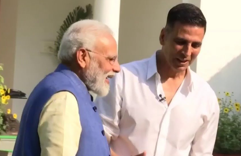 akshay and pm modi