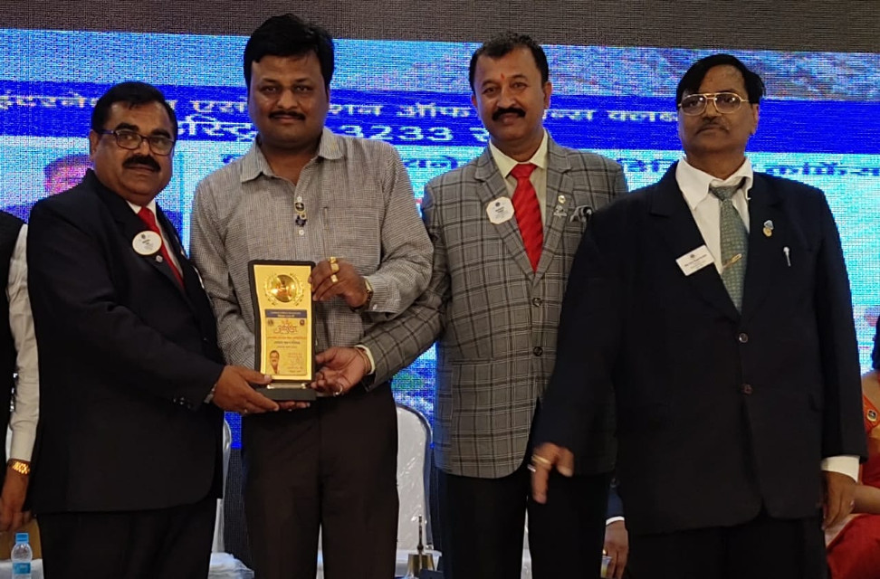 Lion Pawan Awarded Best President Award