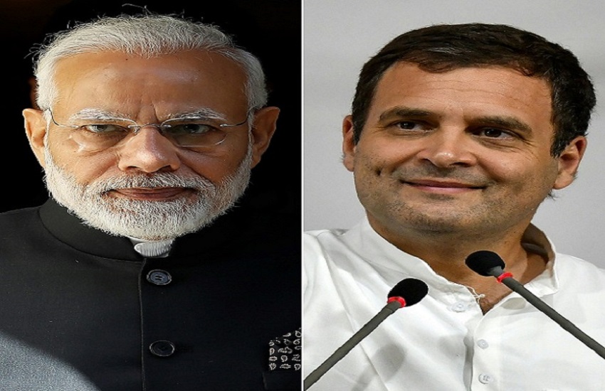 Rahul Gandhi and PM Narendra Modi