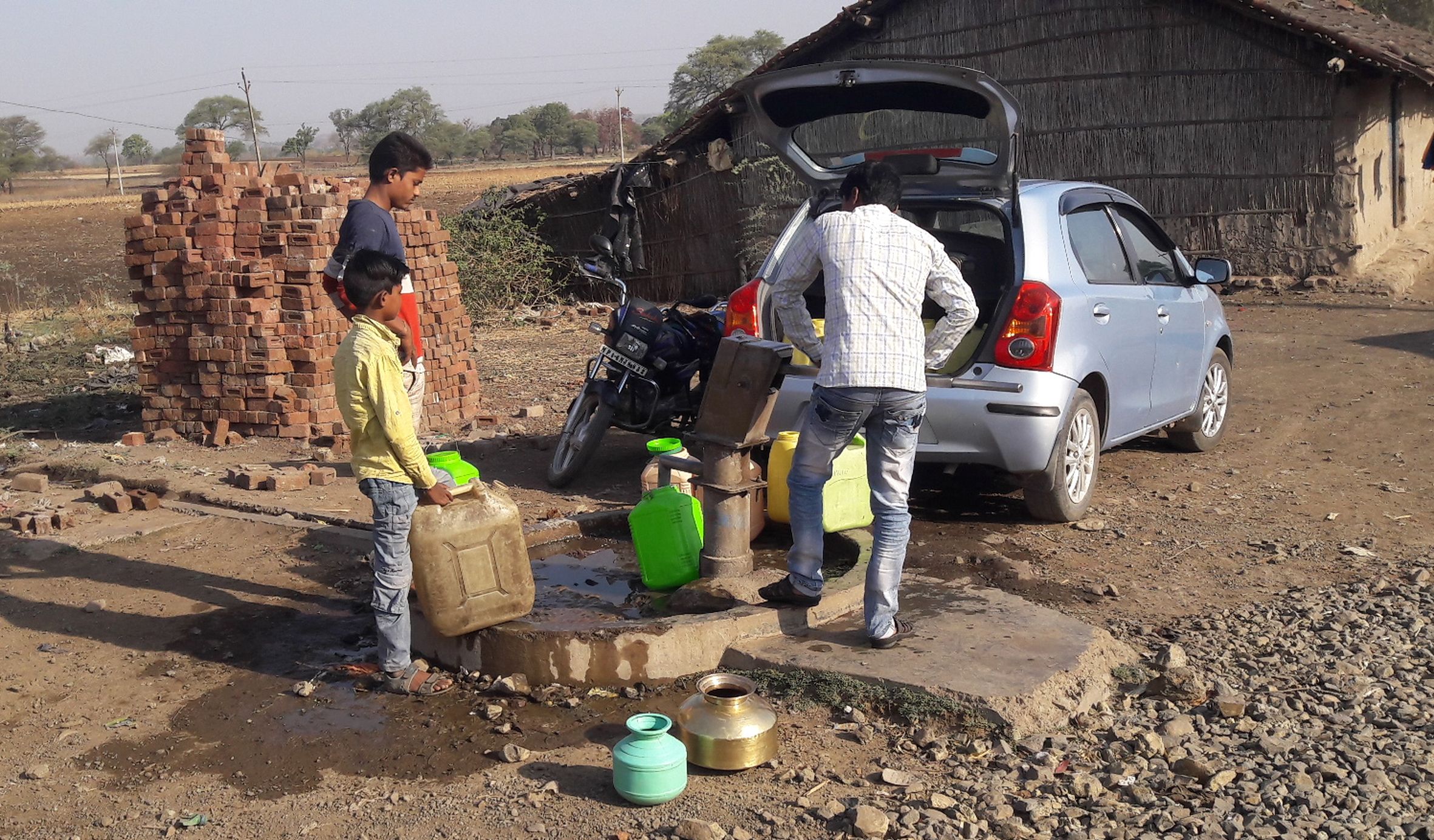 Depth of drinking water problem in rural area