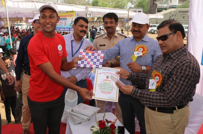 Ashish honored by Election Commission of India