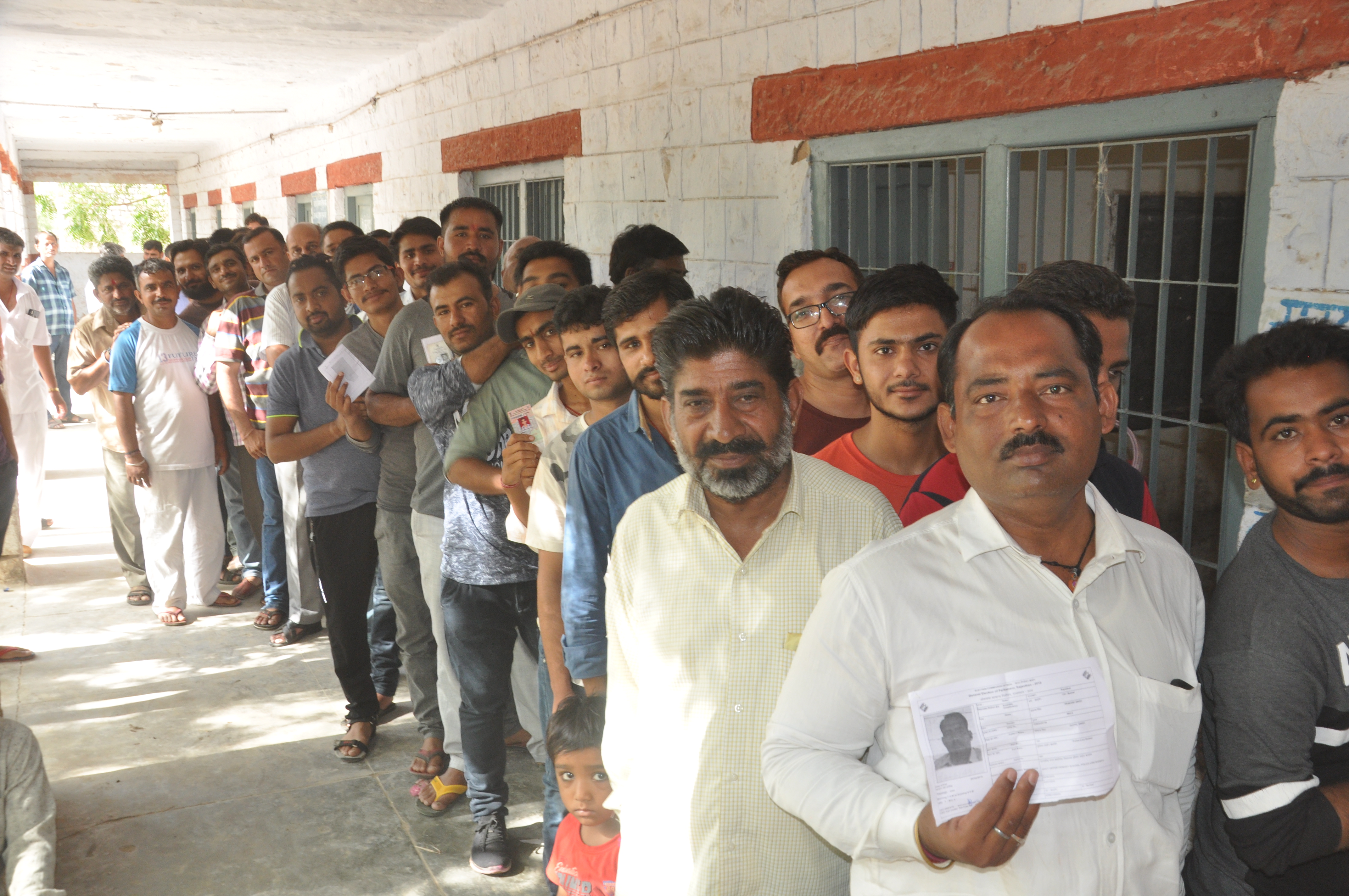 13.24 percent polling in Barmer till 9 pm