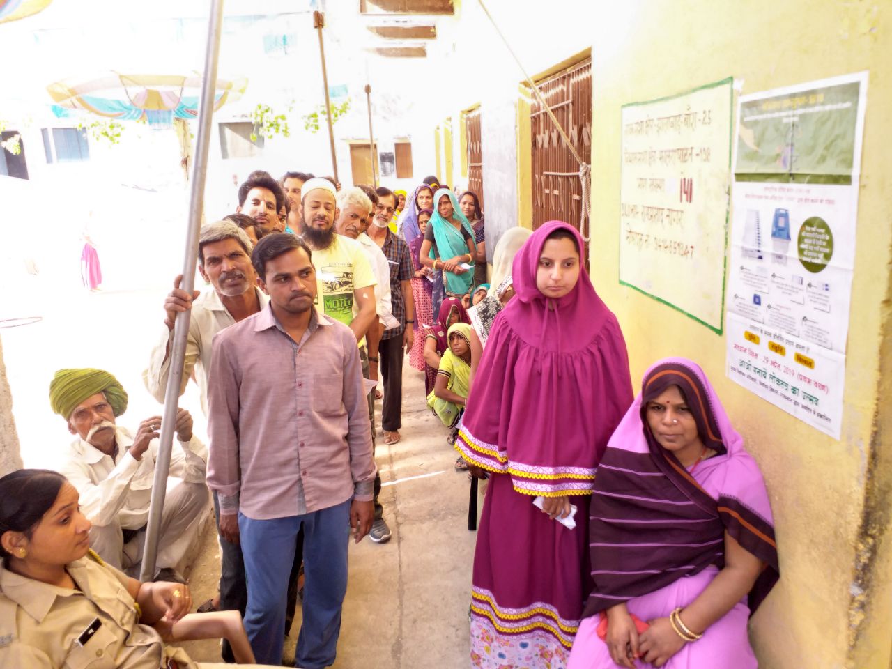 Polling in 15.36 percent in first two hours