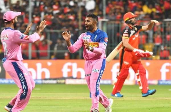 IPL cricket match rajasthan vs RCB