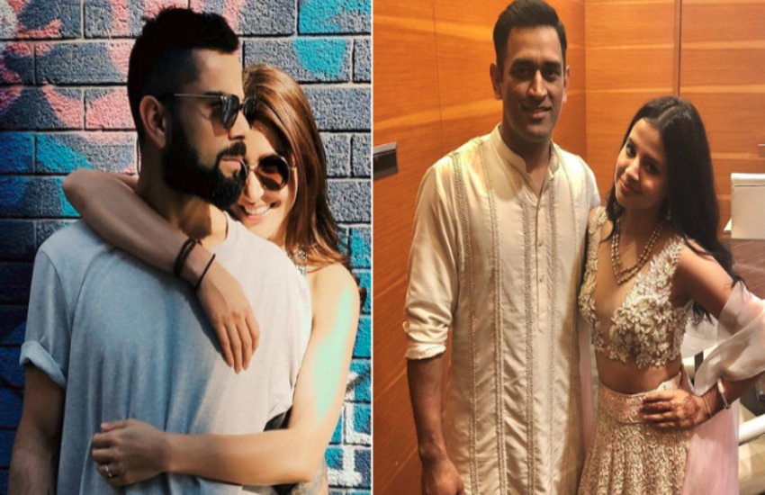 Mahendra Singh Dhoni X Sakshi Dhoni anushka sharma virat kohli