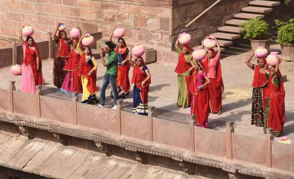 Shooting Marathi film in Jodhpur