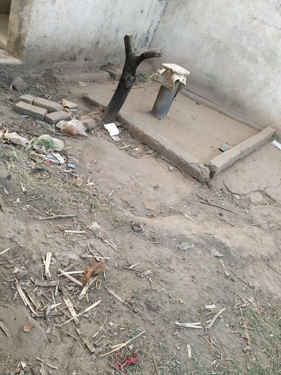 The village is forced to drink river water due to negligence