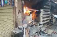 hotel in fire