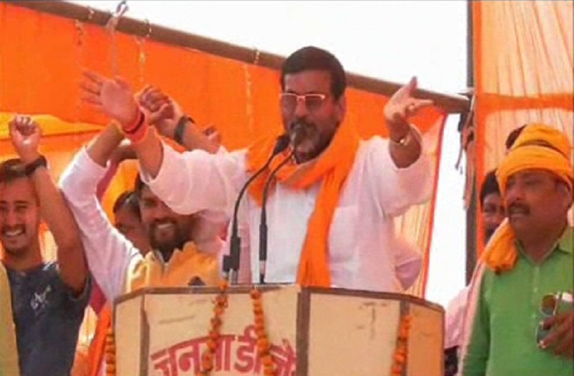 BJP R K Patel Demand vote for gathbandhan candidate