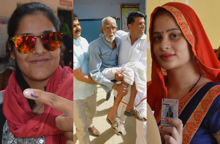 Alwar Lok Sabha Seat Live Voting : Alwar Voting Percent 1 Pm