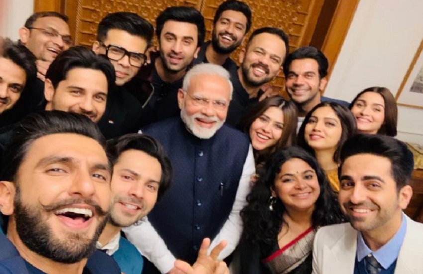 pm modi with bollywood stars