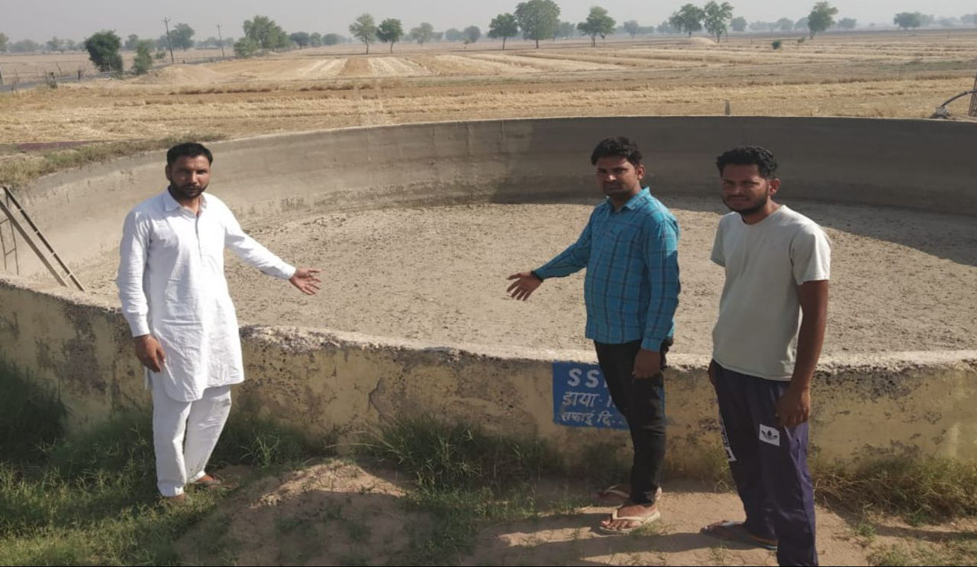 drinking water