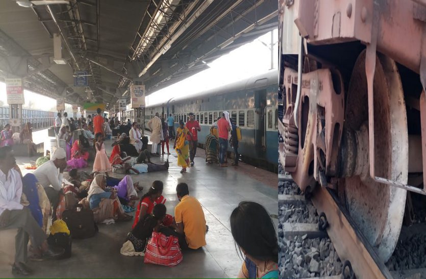Trian derailment Katni-Bina railway line
