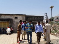 The driver, as the tanker separates from the tractor, Death